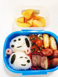 ♡キャラ弁 簡単 スヌーピー♡-レシピのメイン写真