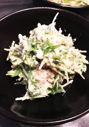 水菜が美味しい豆腐のサラダ-レシピのメイン写真