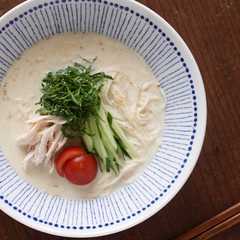 รูปของ 豆乳ごまそうめん