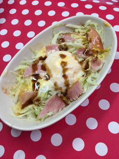 おいし〜い☆キャベツの巣ごもり卵-レシピのメイン写真