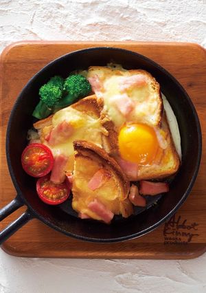 クリームチーズめんたいのクロックムッシュ-レシピのメイン写真