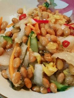 漬物納豆ごはん-レシピのメイン写真