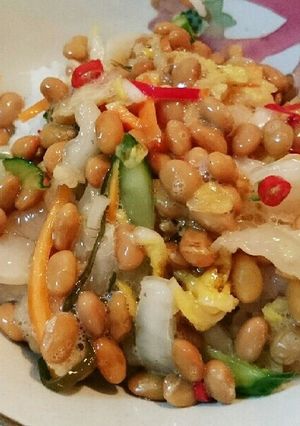 漬物納豆ごはん-レシピのメイン写真