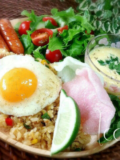 夏休みに簡単♪カレーピラフ風混ぜご飯-レシピのメイン写真