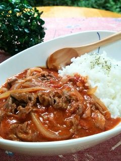 トマト缶で作るハヤシライスソース-レシピのメイン写真