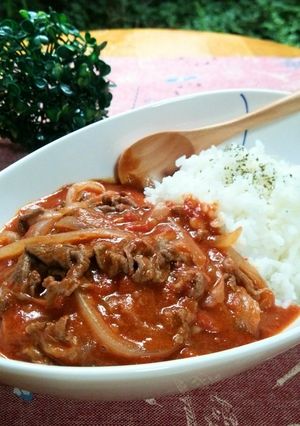 トマト缶で作るハヤシライスソース-レシピのメイン写真