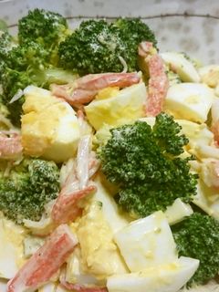ブロッコリーとゆで卵のマヨサラダ-レシピのメイン写真
