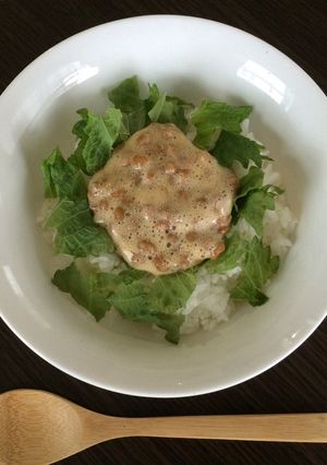 レモン醤油の納豆しそごはん-レシピのメイン写真