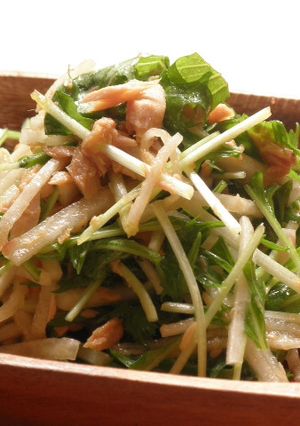 水菜と大根の和風サラダ-レシピのメイン写真