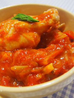 簡単♪コクのある手羽元のトマト煮♪-レシピのメイン写真