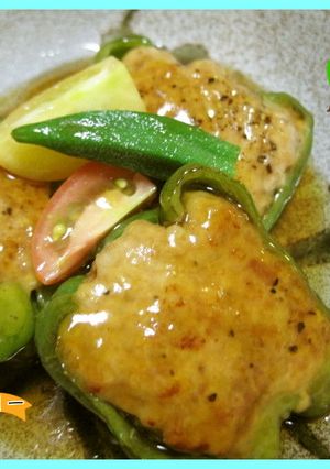 Loveリーの甘酢肉詰めピーマン-レシピのメイン写真
