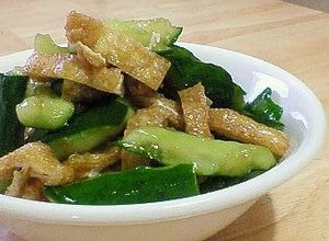 簡単めちゃ旨！ きゅうりと薄あげの和え物-レシピのメイン写真