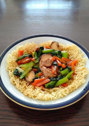 低たんぱく 減塩 かた焼きそば-レシピのメイン写真