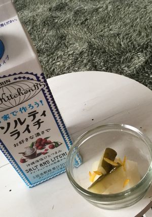 サッパリ美味しいソルティライチのお漬物-レシピのメイン写真