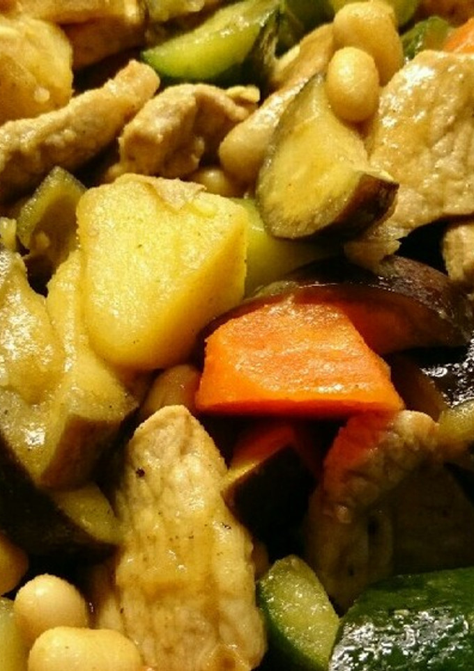 炒めるだけ！夏野菜カレー粉炒め-レシピのメイン写真