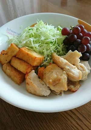 鶏肉と厚揚げのにんにくコンソメ漬け❕-レシピのメイン写真