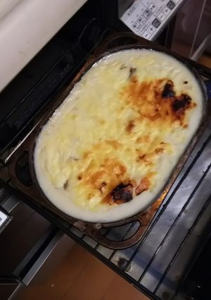 グリル(魚焼き)でグラタンを焼く-レシピのメイン写真
