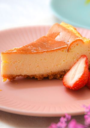 【超簡単】ベイクドチーズケーキ-レシピのメイン写真