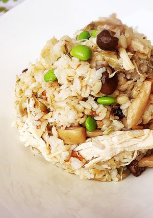 相性抜群！みょうがバターの鶏ごはん-レシピのメイン写真
