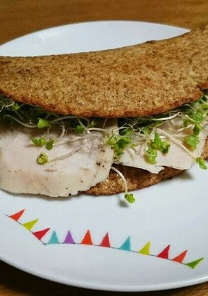 ふすま粉で何でもまきまきクレープ-レシピのメイン写真