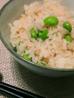 【簡単】枝豆と焼たらこの混ぜご飯【絶品】-レシピのメイン写真