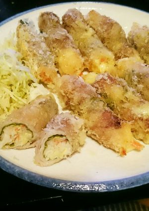 カニカマとキャベツの豚肉巻き☆-レシピのメイン写真