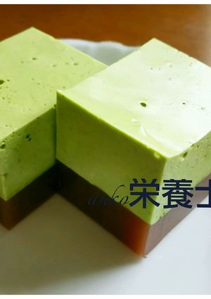 ★簡単絶品♪抹茶淡雪二層羊羮-レシピのメイン写真
