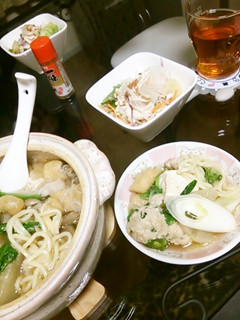 手作りつくね(団子)☆醤油ちゃんこ鍋-レシピのメイン写真