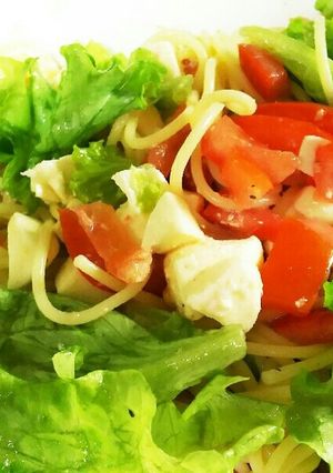 トマトとモッツァレラの冷たいパスタ✨-レシピのメイン写真