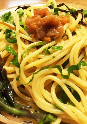 大葉と塩昆布の冷製パスタ-レシピのメイン写真