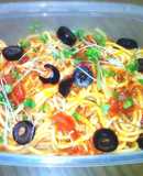 簡単！ささみとトマトの冷製パスタ弁当