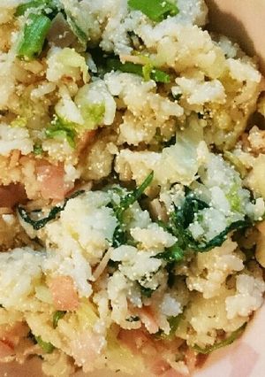 悪魔のたらこでチャーハンの具材(^o^)-レシピのメイン写真