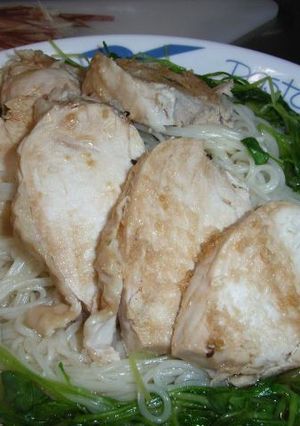 鶏肉スープのにゅうめん-レシピのメイン写真