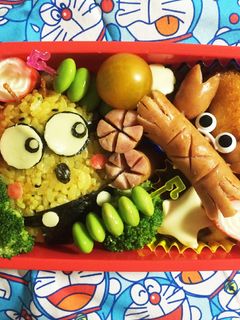 キャラ弁 ミニオン☆カニさん-レシピのメイン写真