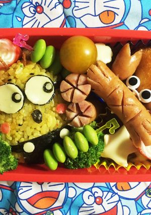 キャラ弁 ミニオン☆カニさん-レシピのメイン写真