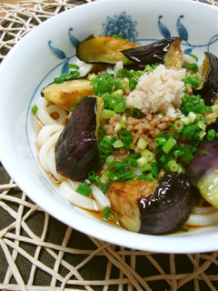 そぼろとナスの✿ぶっかけうどん-レシピのメイン写真