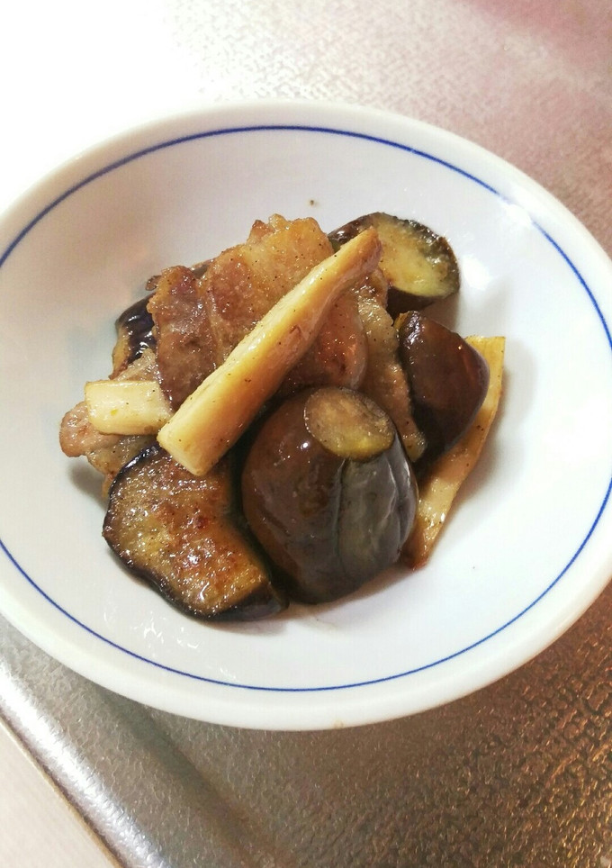 豚肉と茄子とエリンギのゆず胡椒炒め-レシピのメイン写真