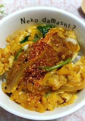 マグ丼(マグカップ丼ぶり)～かつ丼～-レシピのメイン写真