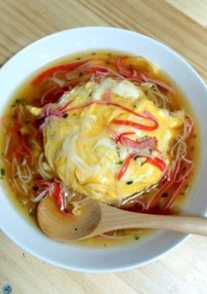 ラーメンの残り汁で天津飯♡-レシピのメイン写真
