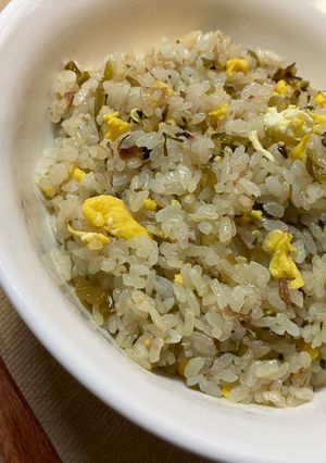 炊けたら10分で完成!高菜チャーハン-レシピのメイン写真