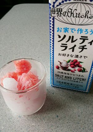 ソルティライチのさっぱりアイス-レシピのメイン写真