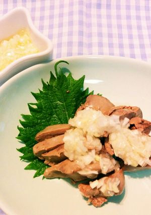脱貧血！　ネギ塩レバー-レシピのメイン写真