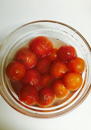 夏トマトのライチシロップ漬け-レシピのメイン写真