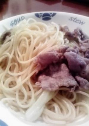豚肉のバター醤油味パスタ　柚子胡椒風味-レシピのメイン写真
