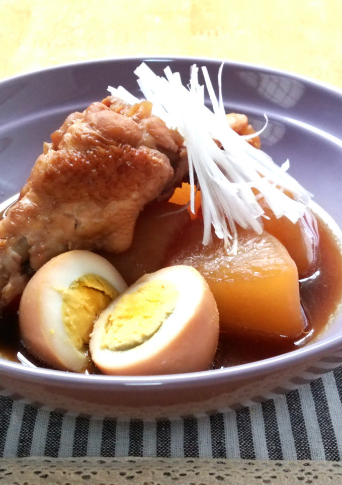 手羽元と大根のこってり煮-レシピのメイン写真