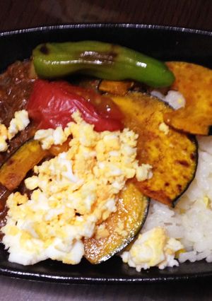 夏野菜キーマカレー&とうもろこしごはん☆-レシピのメイン写真