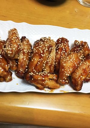手羽中で手羽先風-レシピのメイン写真
