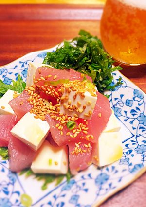 鮪の塩麹豆腐和え☆まろやかな味わい-レシピのメイン写真