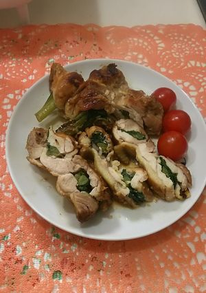 チキンのつるむらさきサンド塩糀焼き-レシピのメイン写真