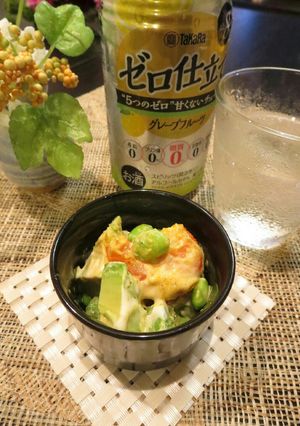 ゆる糖質オフ☆エビのカレーマヨ和え-レシピのメイン写真